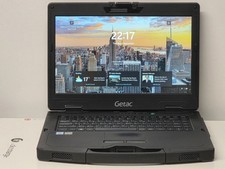 GETAC S410 G2 RUGGED LAPTOP 14" TOUCH i5-6200U 16GB HDMI GPS Rs232 2 X BATTERIES