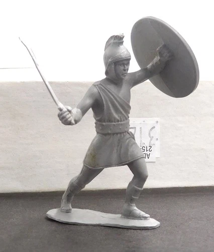Marx 60mm Soft Plastic Roman with a Sword and a Shield Original
