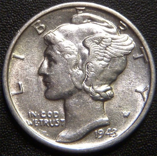 1943-S Mercury Dime - Uncirculated Coin