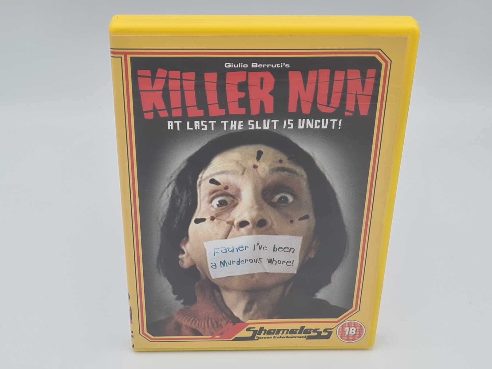 Giulio Berruti's Killer Nun Dvd Shameless 1979