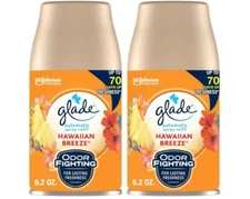 Glade Automatic Spray Air Freshener Refill, Hawaiian Breeze 6.2 Ounces 2 Count