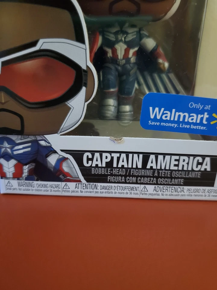 Falcon & The Winter Soldier - Captain America Exclusive Marvel Funko Bobblehead - Image 3 of 4