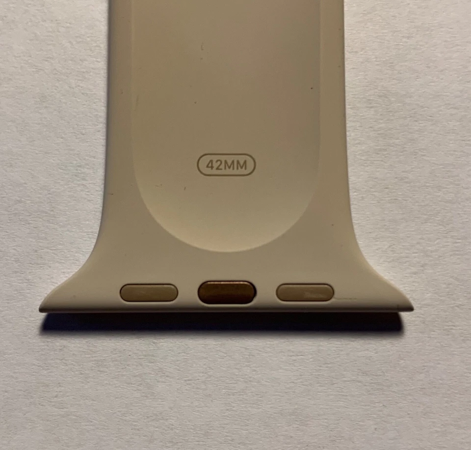 Apple Watch 石材运动型表带 带玫瑰金针系列 3 42 毫米 6 SE 44 毫米 7 45 毫米 原始设备制造商 — 第 3/4 张图片