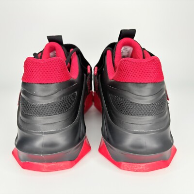 Nike Savaleos Black Red Weightlifting Training Shoes Men display picture 2