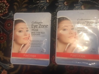 NEW 2 packs 60 sheets Collagen Eye Zone Masks Korea