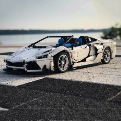 MOC-17698 Roadster Supercar mit Rear Wheel Drive und Mighty V12 3562 Stück