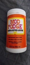 Mod Podge Gloss Waterbase Sealer, Glue and Finish 32oz New FREE P&P 32floz 946ml