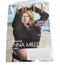 Vogue Magazine Winter 2024 Spring Fashion Sienna Miller Usher Super Bowl