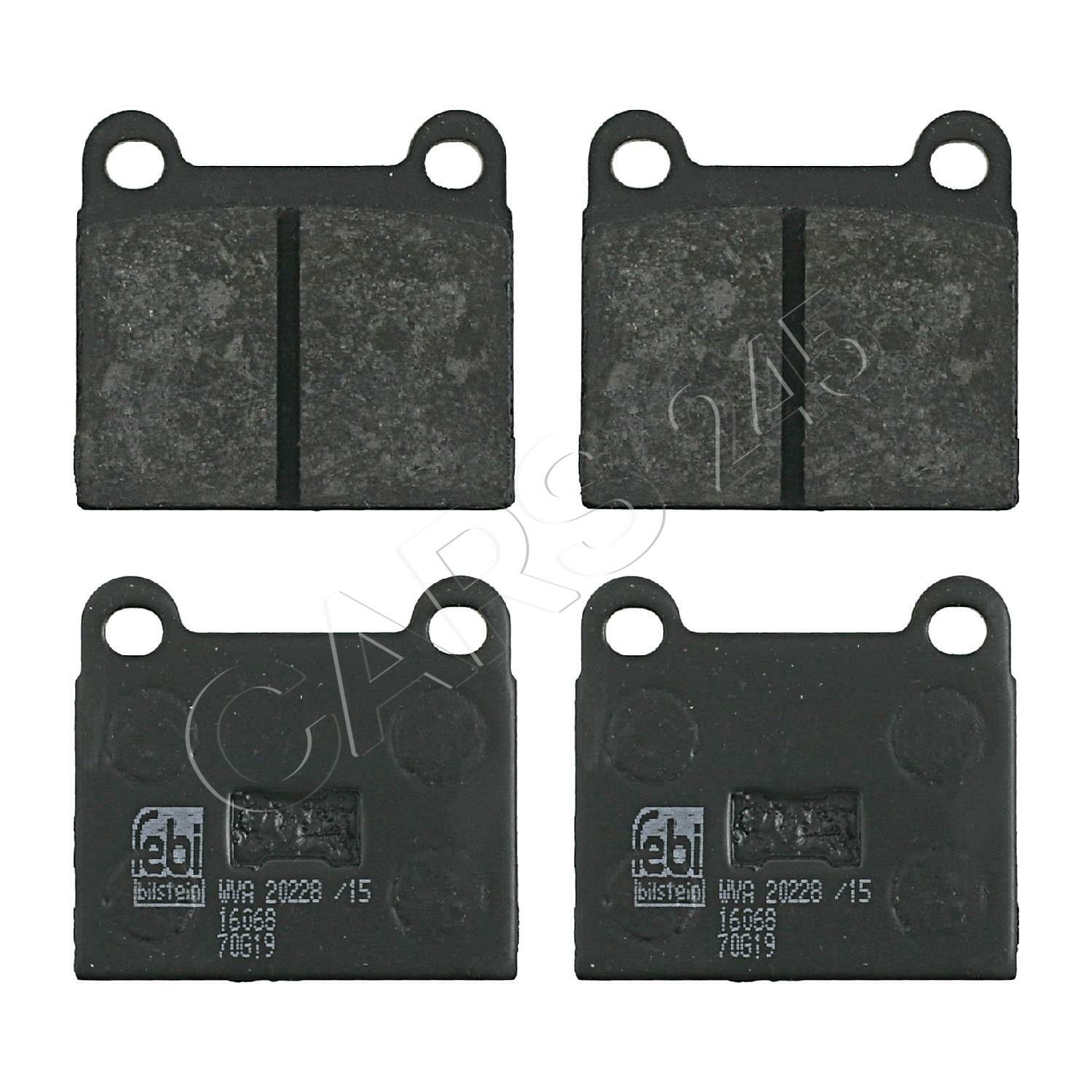 FEBI Scheibenbremse Bremsbelagsatz Vorderachse Für VW Derby Polo  