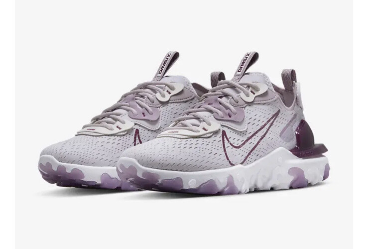 Nike React Vision 'Venice' Lavender/ Plum CI7523-500 Wmn Sz 7 | eBay