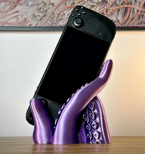 Steam Deck Tentacle Dock Stand Gamer Gift Decor  UK Made Free Post