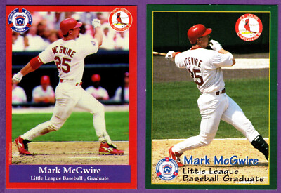 Mark McGwire 1997 & 1998 Little League Baseball Graduate Safety Tips Oddball
