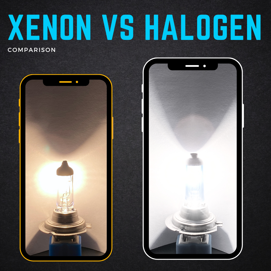 H7 100w Xenon Headlight Bulbs Super White 8500k Lamp Light Effect Hid