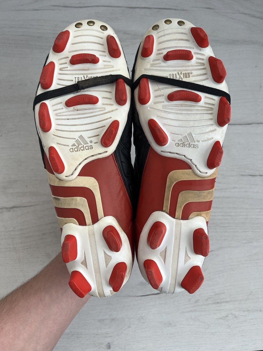 Adidas Predator Mania FG Red Black Zidane Football Cleats Soccer