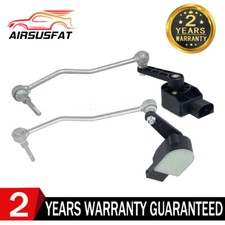 2X Sensor de nivel de altura de suspensión delantera izquierda y derecha para Bentley Continental GT