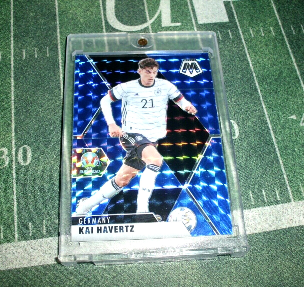 2020 Panini UEFA EURO Mosaic Kai Havertz /99 BLUE Refractor Germany SSP 📈🔥