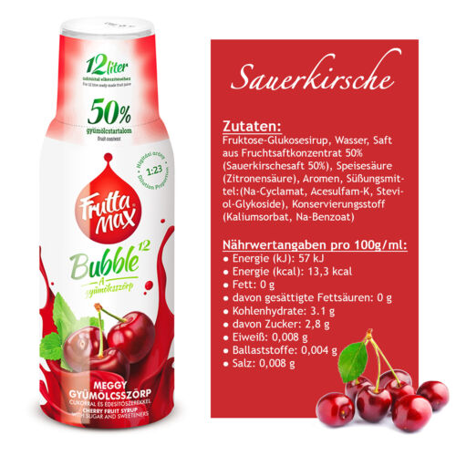 Fruttamax Getränkesirup / Sirup / Softdrink / 50% Fruchtgehalt 500ml - Bild 28 von 59