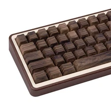 131 Keys Custom Cherry Profile Keycap PBT Material Retro Wood Keyboard Keycap...