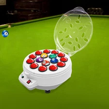 Automatic Pool Balls Cleaner/Snooker Cleaner 16 Balls Billiard Ball Polisher