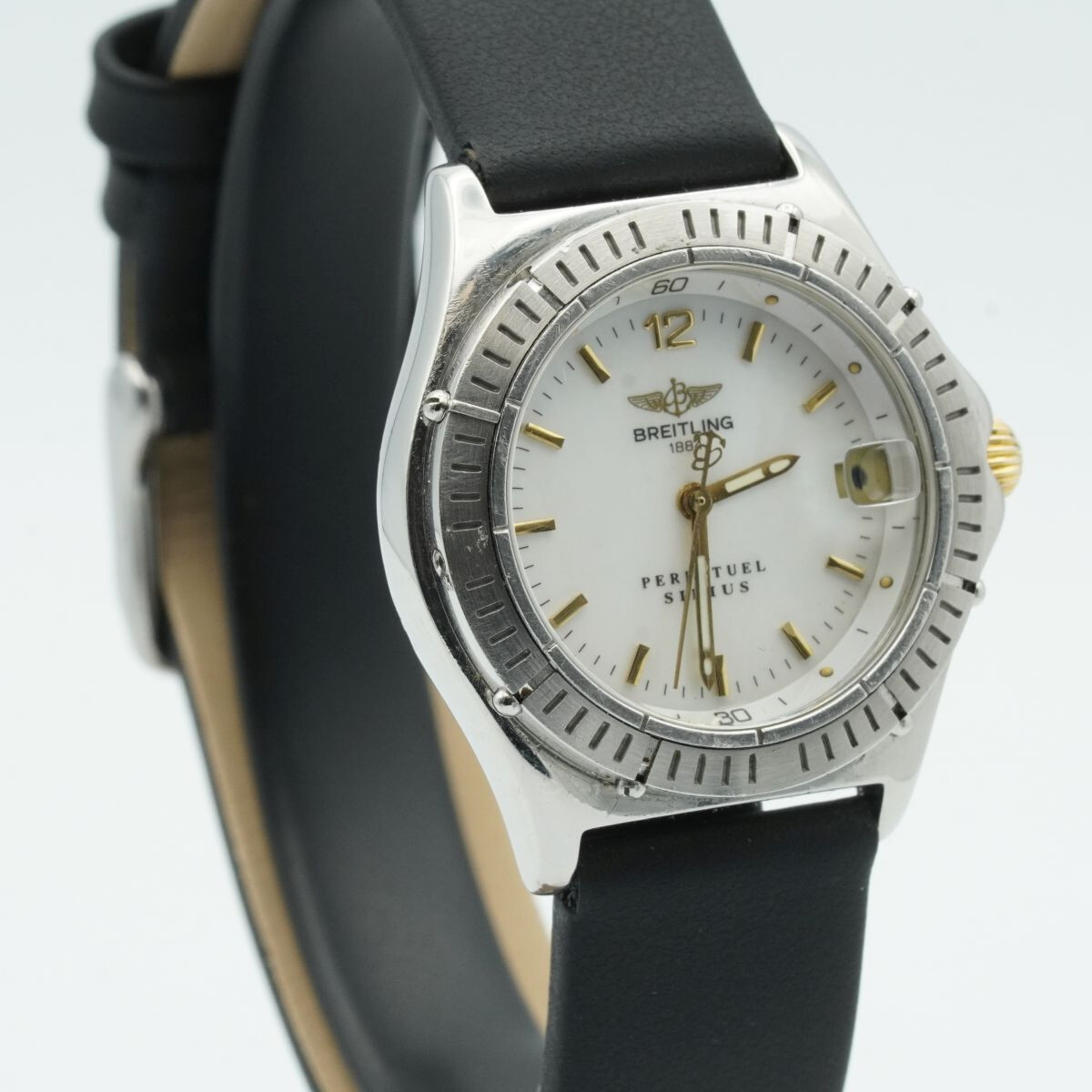 Breitlng Sirius Women's Watch Steel/Gold B62021 Quartz BR384 Vintage Mop 2 image 2