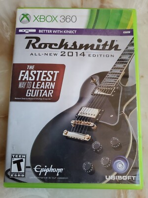 Rocksmith 2014 Edition - Xbox 360, no cable. Free Shipping. Disc is Mint!