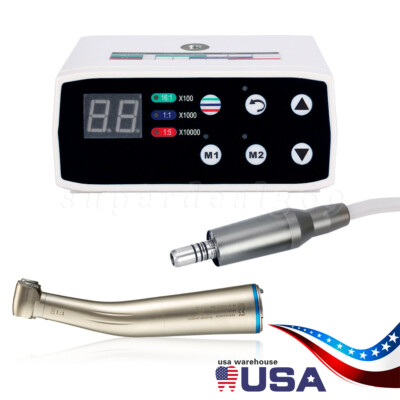 NSK Style LED Brushless Electric Micro Motor Dental 1:1 Fiber Optic Handpiece OR