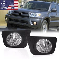 Fog Light Assembly For 2006 - 2009 Toyota 4Runner W/ Halogen Bulbs Wire Kits