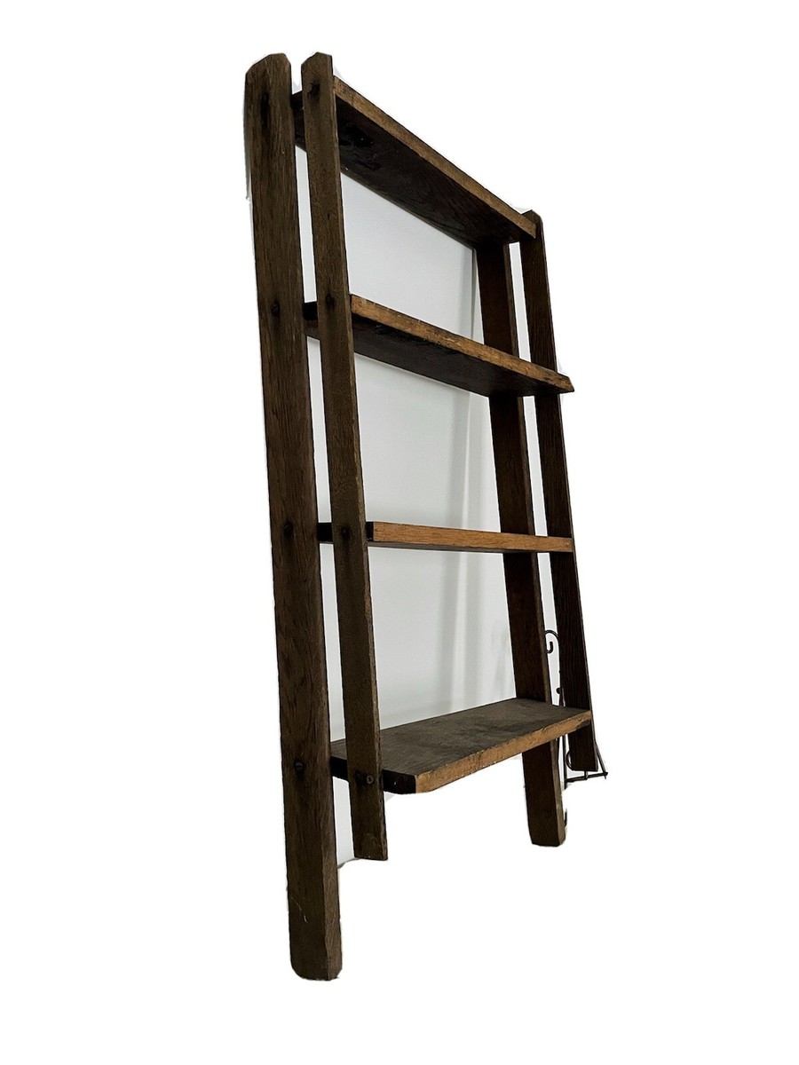 tobacco drying rack Vintage Tobacco Drying Rack Repurposed Display Unit Rustic Farmhouse Decor