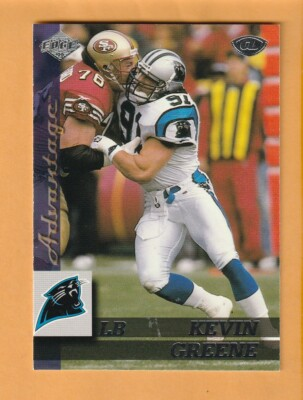 #ad Kevin Greene Carolina Panthers 1999 Collector#x27;s Edge Advantage #26 HOF Auburn $1.90