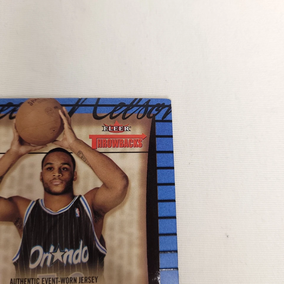 Fleer Throwbacks 04-05 Jameer Nelson Rookie Jersey Card - Image 4 of 4