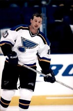 PF38 2001 Original Photo ST LOUIS BLUES NHL ICE HOCKEY LEFT WING DALLAS DRAKE