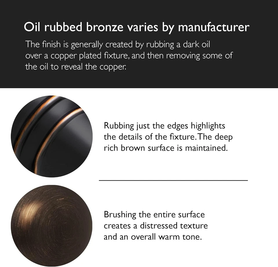 Anillo de toalla clásico Design House 539239 Millbridge para baño bronce frotado con aceite Foto 3 de 4