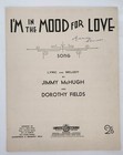 I’m In The Mood For Love by McHugh & Fields, Sheet Music 1950's, Eddie Fischer