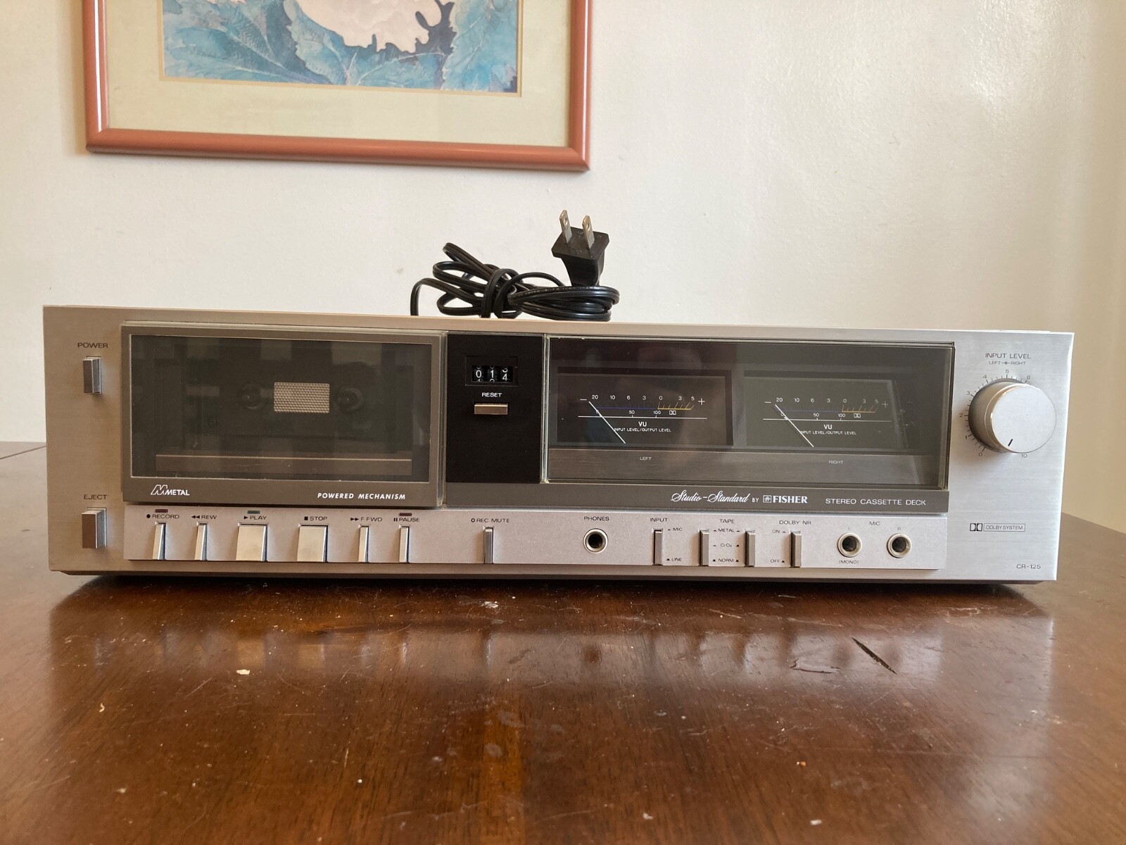 Fisher CR-125 Cassette Deck Works Playback Not Record