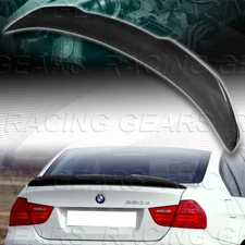 PSM STYLE CARBON FIBER TRUNK SPOILER FIT 06-11 BMW E90 325i 328i 335i M3 SEDAN