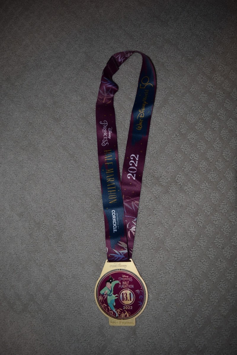 2022 RunDisney Princess Half Marathon Mulan Medal WDW NEW WDW 50th