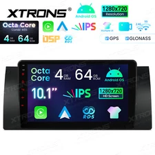 CarPlay For BMW X5 E53 9" Android 14 8-Core 4+64GB Car Stereo Radio GPS Sat Navi