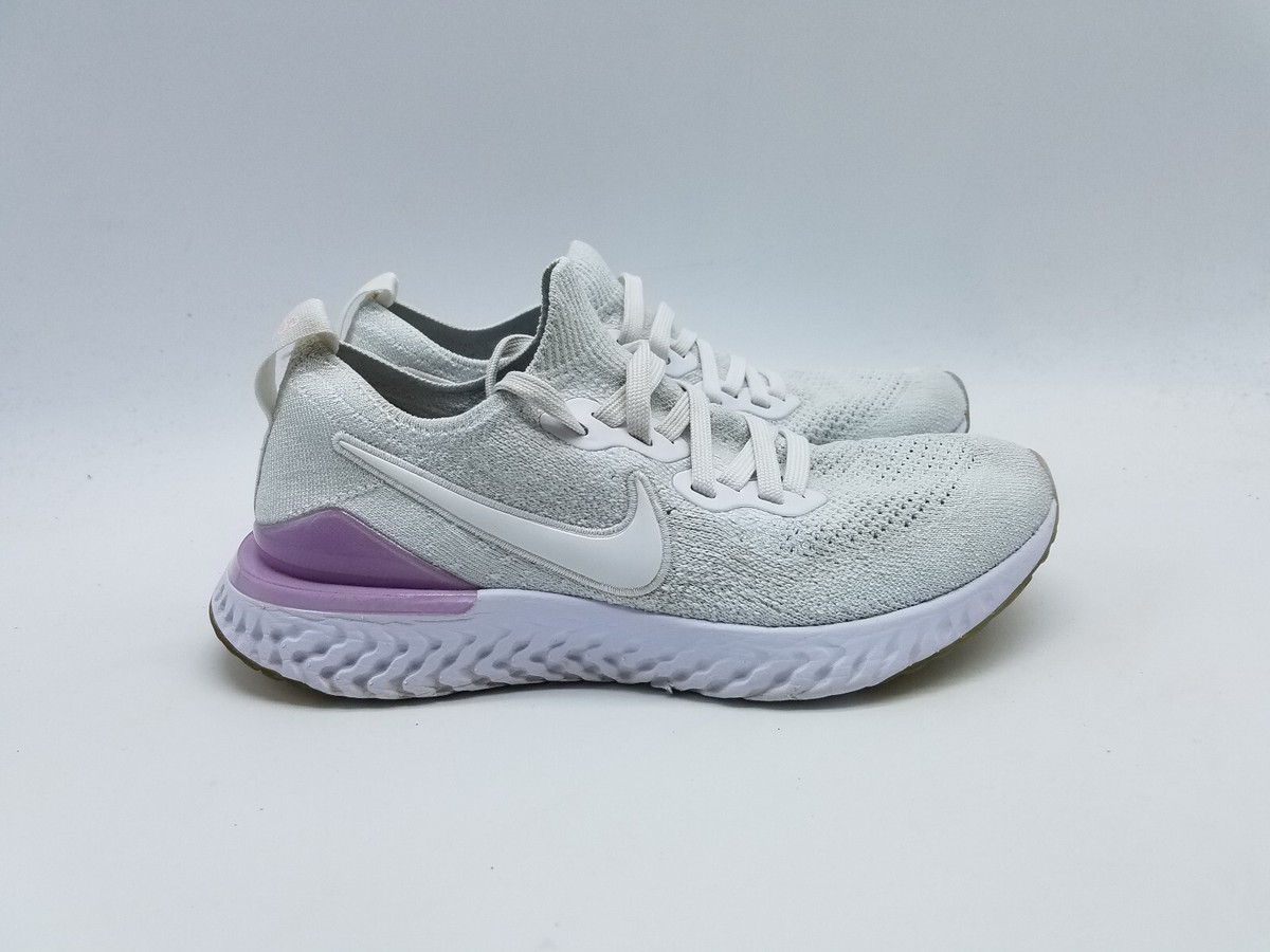 nike react pink and white