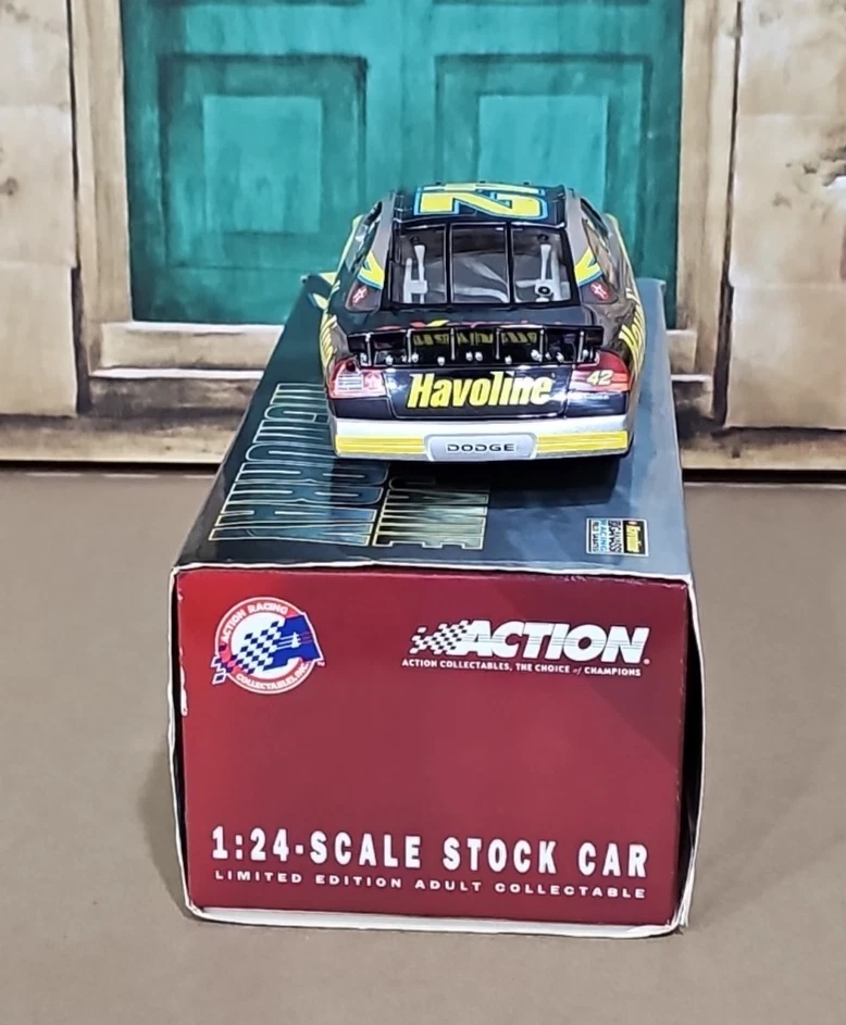2003 Jamie McMurray #42 Havoline Rookie of the Year Chrome 1:24 banco fundido - Imagem 4 de 4
