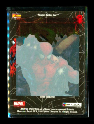 2002 Artbox FilmCardz Spider-Man Walks Away From A Battle #4