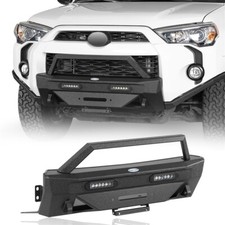 Heavy Duty Steel Stubby Front Bumper Wbull Bar Fit Toyota 4runner 2014-2024