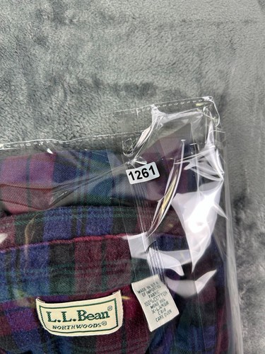 Vintage L.L. Bean Flannel Shirt Men’s XL Plaid Northwoods USA Made Heavyweight - Picture 5 of 5