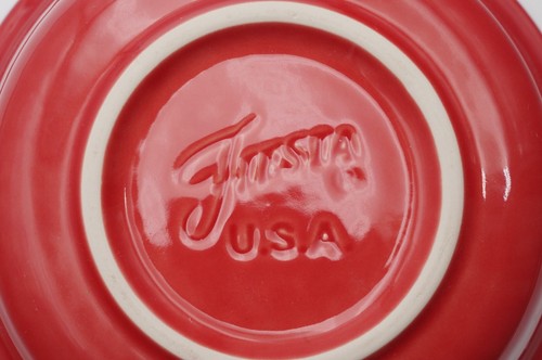 Homer Laughlin Fiesta Scarlet Red Porcelain Dinner/Salad Plate, Soup Bowl *PICK* - Picture 14 of 14