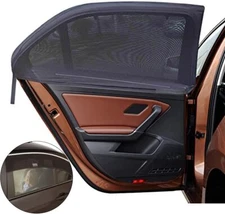 Side Window Sunshade Sock Screen Shade 2pcs Block Sun Rays For Ford Car Interior