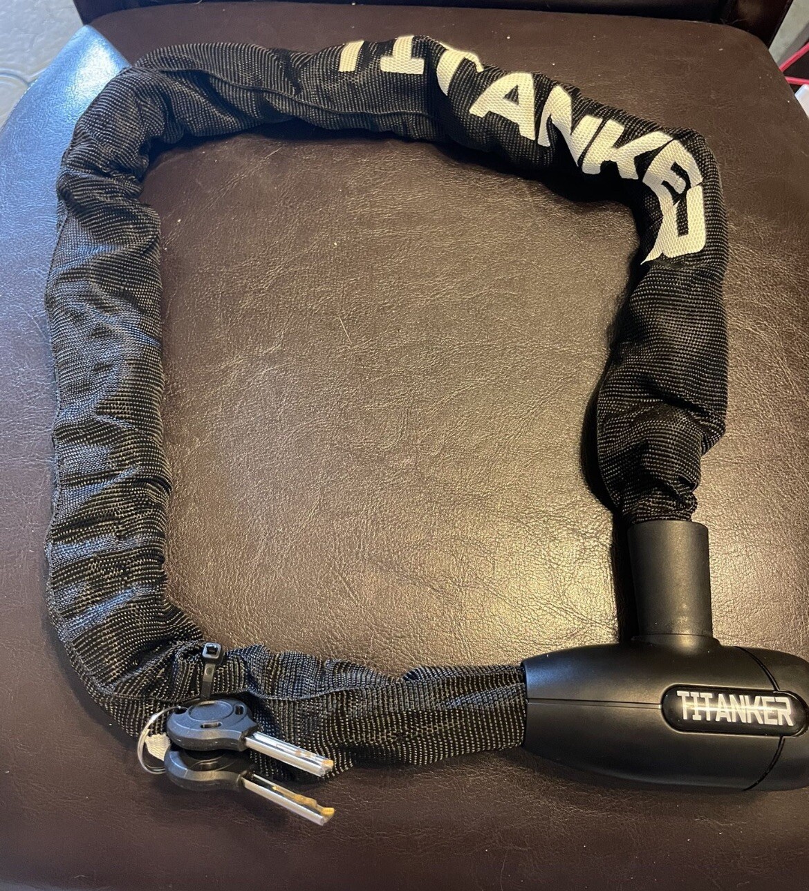 Titanker Bike Chain Lock, Security AntiTheft Bike Lock Chain Bicycle