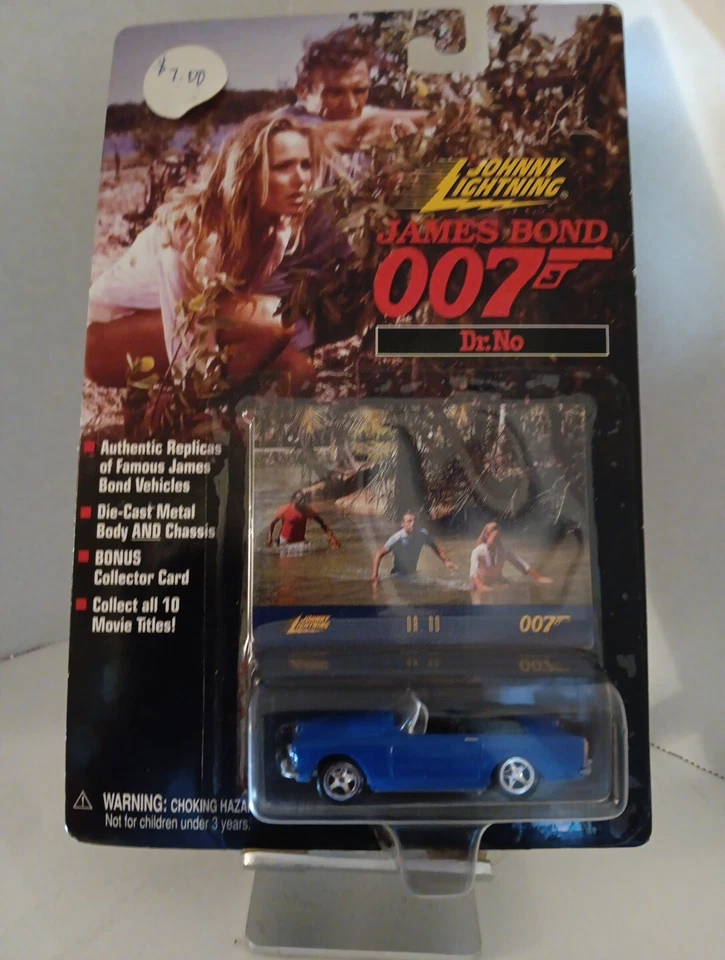 Johnny Lightning James Bond 007 "Dr. No" Escala 1/64 Die Cast Réplica '62 Sunbeam Foto 3 de 4
