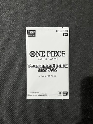 One Piece Card Game Tournament Pack 2026 Vol. 2 - 1x Sealed Promo Pack | eBay One Piece Card Game Tournament Pack 2026 Vol. 2 - 1x Sealed Promo Pack | eBay
