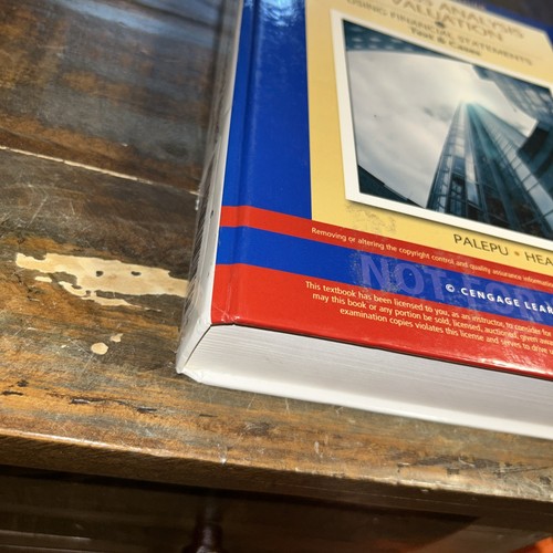 Instructors edit Business Analysis and Valuation: - Hardcover, by Palepu Krishna - Picture 2 of 8