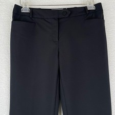 Calvin Klein Modern Fit Black Dress Pants Straight Leg Size 4 Career Womens