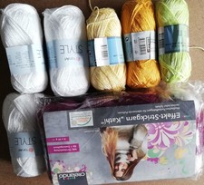 Wolle-Konvolut ca 430Gramm Mischwolle zum stricken, häkeln und Basteln